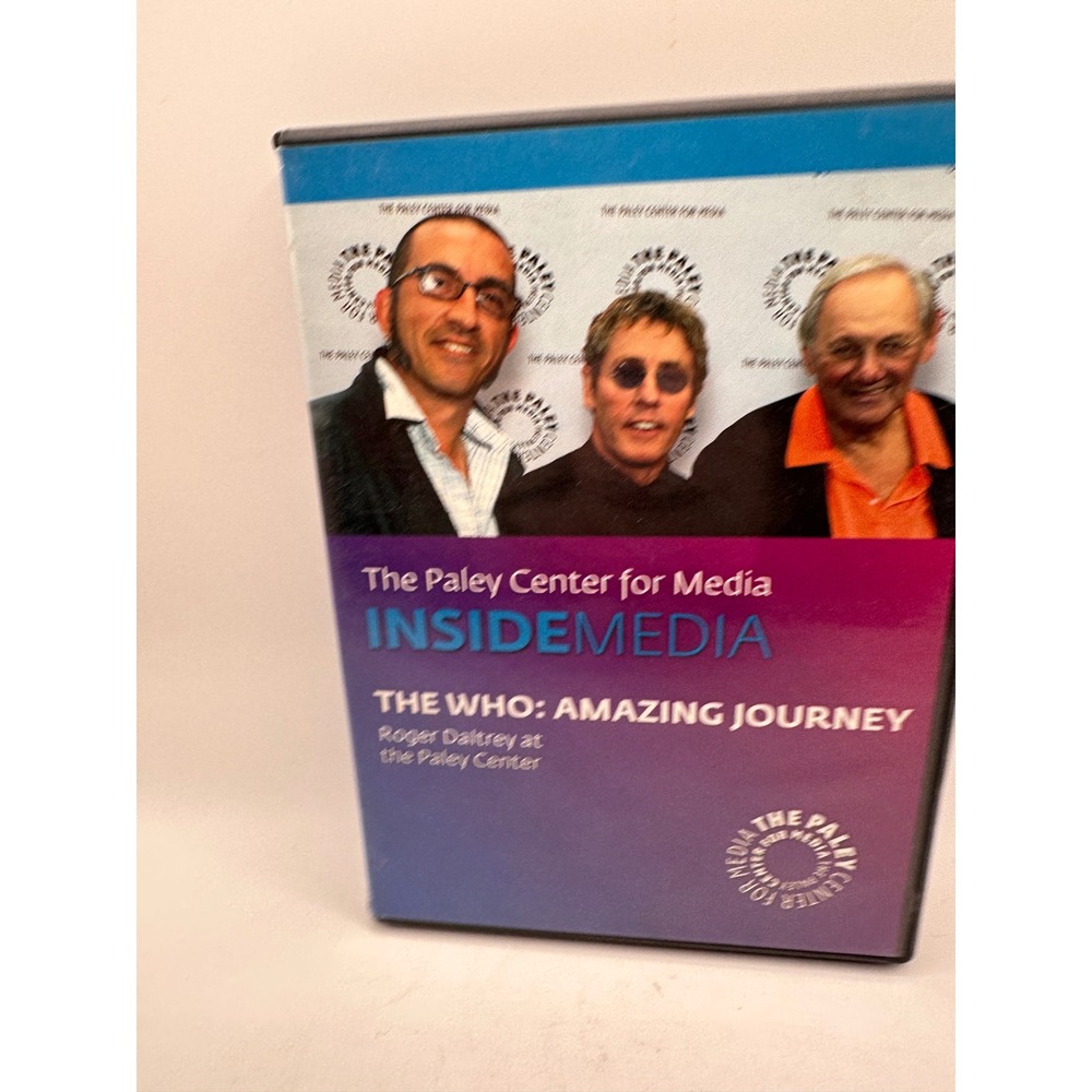 The Who Amazing Journey Roger Daltrey Paley Center Inside Media DVD 2007 RARE!